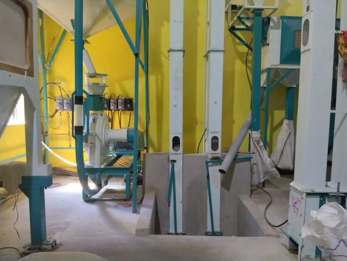 Intake pit and elevators